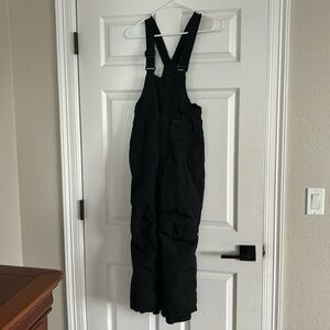 Marker Kids Snow Ski Bib Overalls Sz Small Black